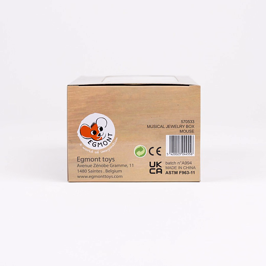 Мызыкальная шкатулка "Мышка и мышонок" от бренда Egmont Toys
