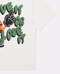 Футболка Basketball Motif от бренда Stella McCartney kids Белый