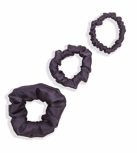 Набор шелковых резинок для волос «Коса до пояса» черничный от бренда Kosa do Poyasa