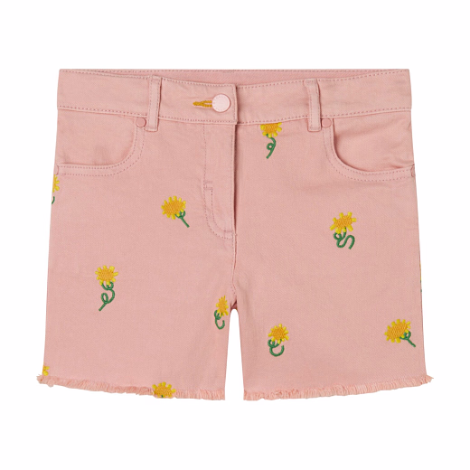 Шорты Sunflower Print Denim от бренда Stella McCartney kids