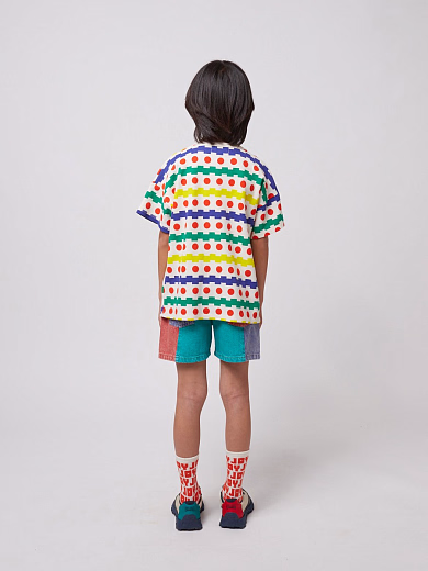 Футболка Geometric от бренда Bobo Choses Разноцветный