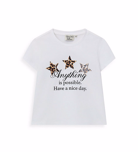 Футболка Stars от бренда Original Marines Молочный