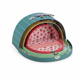 Набор сундучков Фрукты 3 шт от бренда Vilac