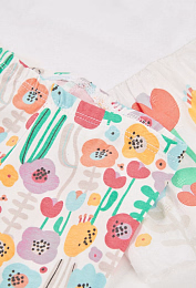 Туника и велосипедки с принтом цветов от бренда Boboli