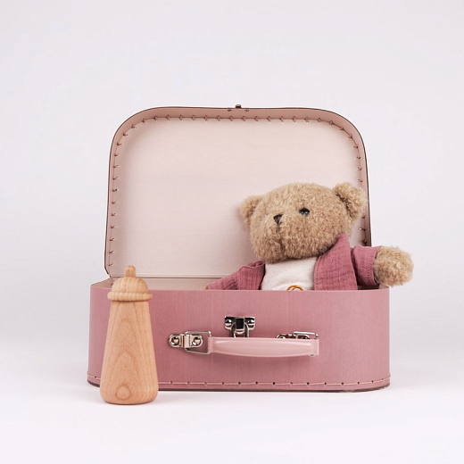 Мишка "Морризет и чемоданчик" от бренда Egmont Toys