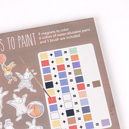 Набор для раскраски магнитов "Семья кроликов" от бренда Egmont Toys