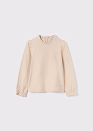 Лонгслив бежевого цвета от бренда Abel and Lula