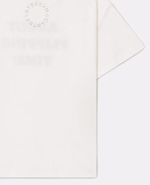 Футболка Slogan Graphic от бренда Stella McCartney kids Молочный