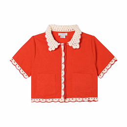 Блузка Contrast Trim от бренда Stella McCartney kids