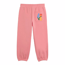 Джоггеры розового цвета от бренда Stella McCartney kids