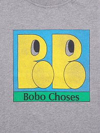 Футболка Boo Bo от бренда Bobo Choses Серый