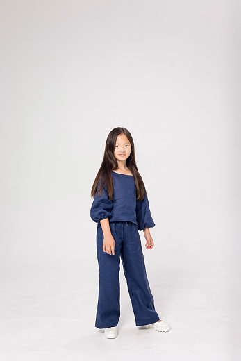 Костюм LINEN Navy от бренда Liqlo