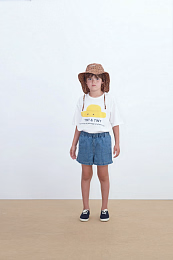 Футболка YELLOW HAT от бренда Tinycottons Белый