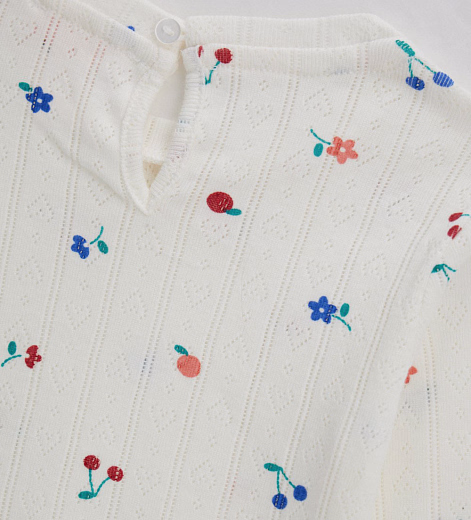 Лонгслив с мелким принтом от бренда Original Marines