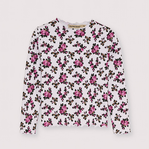 Лонгслив TNS Rib Elyse Print от бренда The New Society