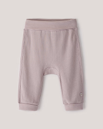 Набор штанов из фактурной ткани розового и зеленого цвета от бренда Anna Leon