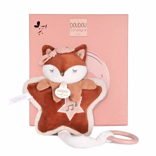 Лиса персикового цвета от бренда Doudou et Compagnie