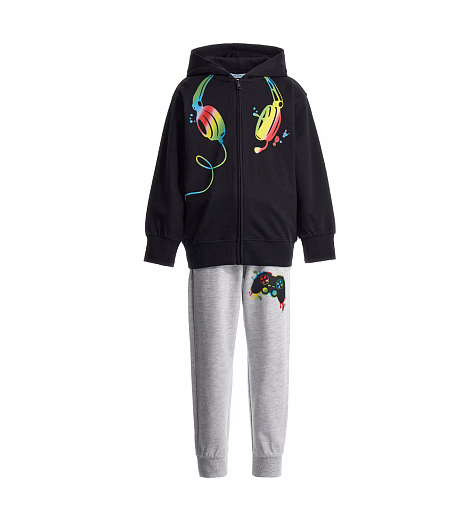 Толстовка и джоггеры с ярким принтом от бренда Original Marines