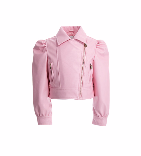 Куртка-косуха розового цвета от бренда Original Marines