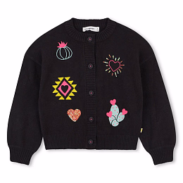 Кардиган Navy с принтами от бренда Billieblush