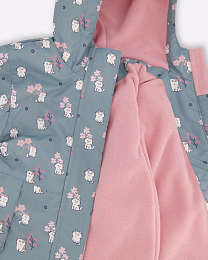 Куртка с принтом котят и штаны от бренда Deux par deux