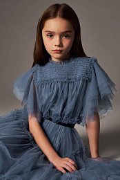 Платье Carolina Dusty Blue от бренда C'ERA UNA VOLTA