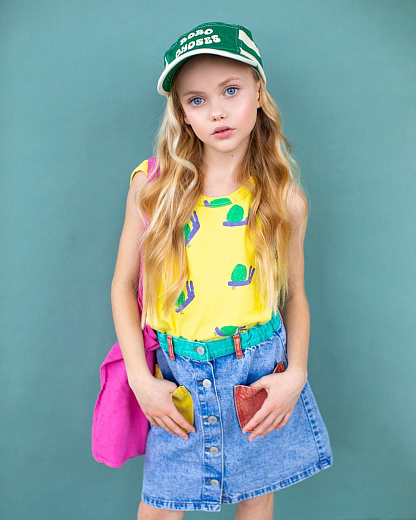 Кепка Green Stripes от бренда Bobo Choses