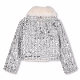 Куртка Silver в пайетках от бренда Billieblush