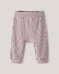 Набор штанов из фактурной ткани розового и зеленого цвета от бренда Anna Leon