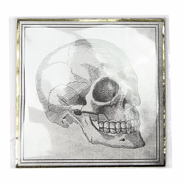 Салфетки Череп 16 шт от бренда Tim & Puce Factory