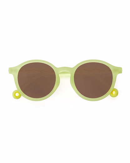 Очки KIDS Oval Sunglasses-Citrus Garden-Lime Green от бренда Olivio and Co