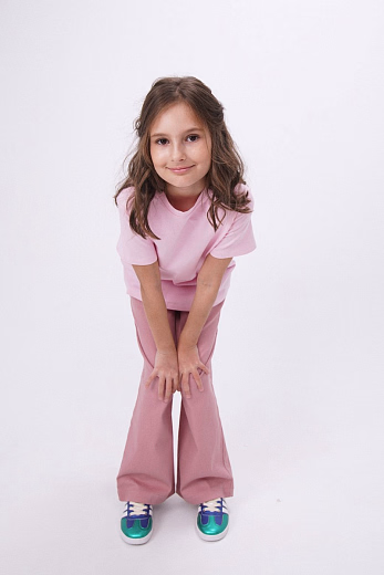 Джинсы палаццо розовые от бренда NOT A TOY