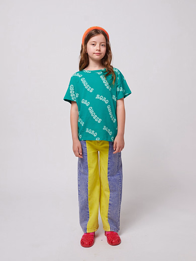 Джинсы Color block от бренда Bobo Choses