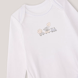 Боди 3 шт White-Grey Toys от бренда Anna Leon