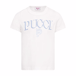 Футболка Iride Logo от бренда Emilio Pucci Молочный