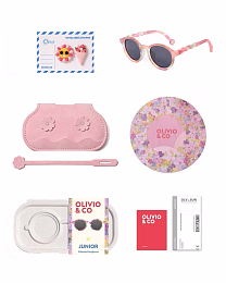 Очки JUNIOR Oval Sunglasses-Flower Stall-Floral Reverie от бренда Olivio and Co