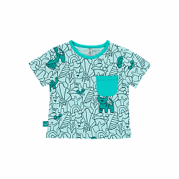 Футболка и шорты Blue cat and turtle от бренда Boboli