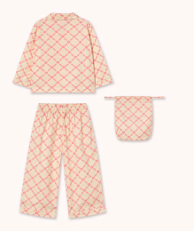 Пижама FLOWER GRID от бренда Tinycottons