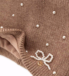 Снуд с бантами из жемчужин от бренда Original Marines