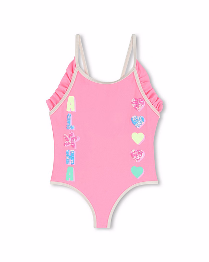 Купальник слитный NEON PINK от бренда Billieblush