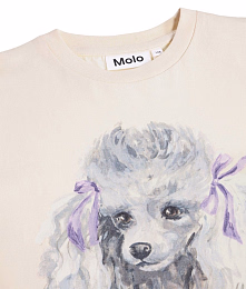 Футболка Riley Poodle Rock от бренда MOLO Молочный