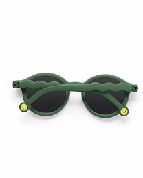 Очки TODDLER Round Sunglasses-Classic Olivio-Cactus Green от бренда Olivio and Co