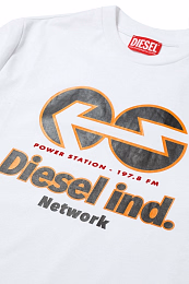 Футболка TJUSTE18 OVER от бренда DIESEL Белый