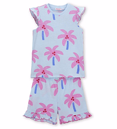 Пижама с принтом розовых пальм от бренда Original Marines