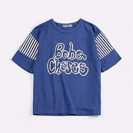 Футболка BC By Hand от бренда Bobo Choses Темно-синий