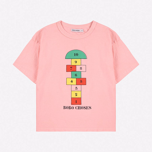 Футболка Hopscotch от бренда Bobo Choses Розовый