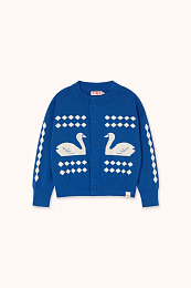 Кардиган Swan with diamonds от бренда Tinycottons