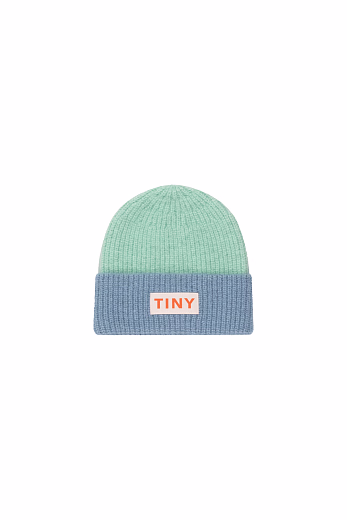 Шапка Colour Block Blue от бренда Tinycottons