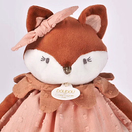 Лиса персиковая комфортер от бренда Doudou et Compagnie