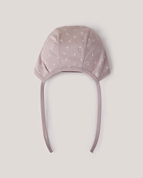 Набор чепчиков пыльная роза и белого цвета от бренда Anna Leon